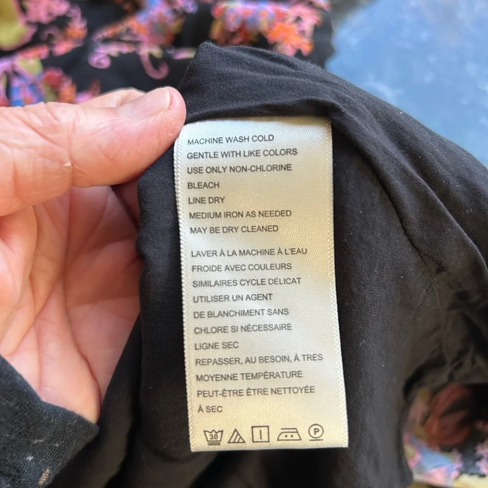 Free People Yara Oversized Day Dress. “Twilight Combo” color. EUC. Lined. Size S - Picture 13 of 15